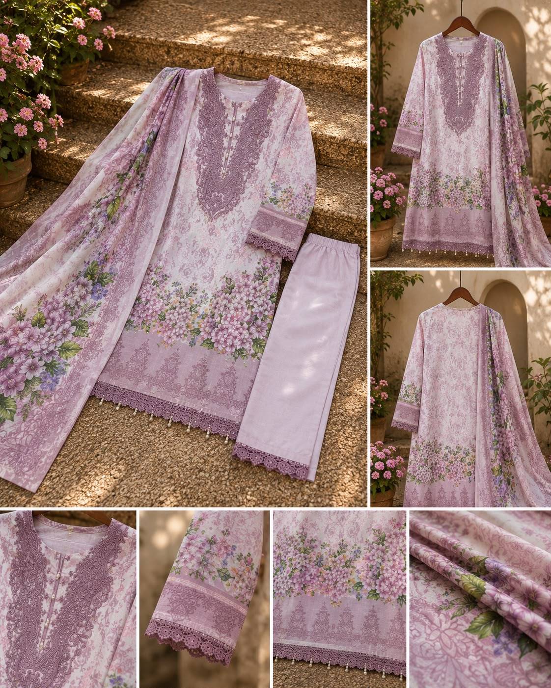 D NO.1892 By DEEPSY SUITS Pakistani Suits Colorful Ethnic Wear Pure Cotton Readymade Dresses At Wholesale